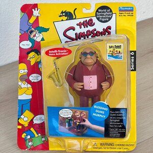 New In Box The Simpsons Bleeding Gums Murphy (2001 Series 6) Action Figure
